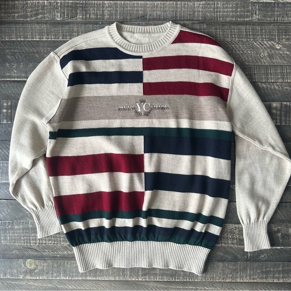 Vintage Paul & Shark Colorblock Wool Sweater - Picture 2 of 9